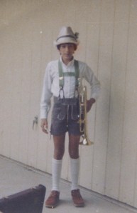 Skinny me in lederhosen