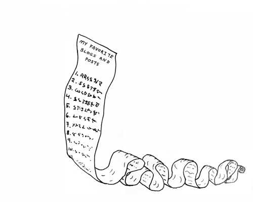 My favorite posts and blogs