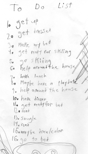 To do list