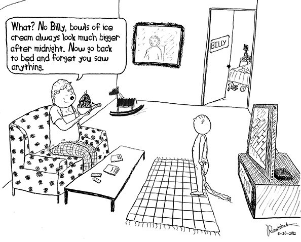 Ice cream after midnight