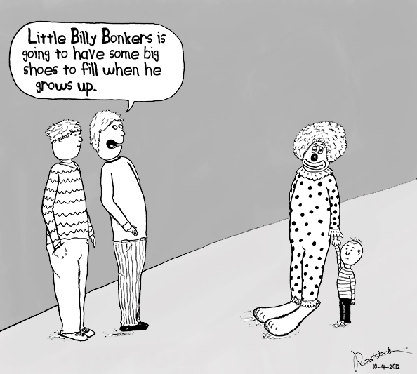 Big shoes to fill Big shoes to fill