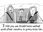 Potty training and vacation