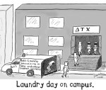 Fraternity laundry day